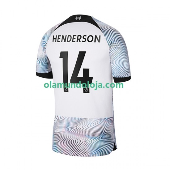 Camisola Liverpool Henderson 14 Homem Equipamento Segundo 2022-2023 Manga Curta